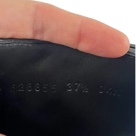 Gucci Frances Quilted Leather Combat Boots in Black - Picture 14 of 16